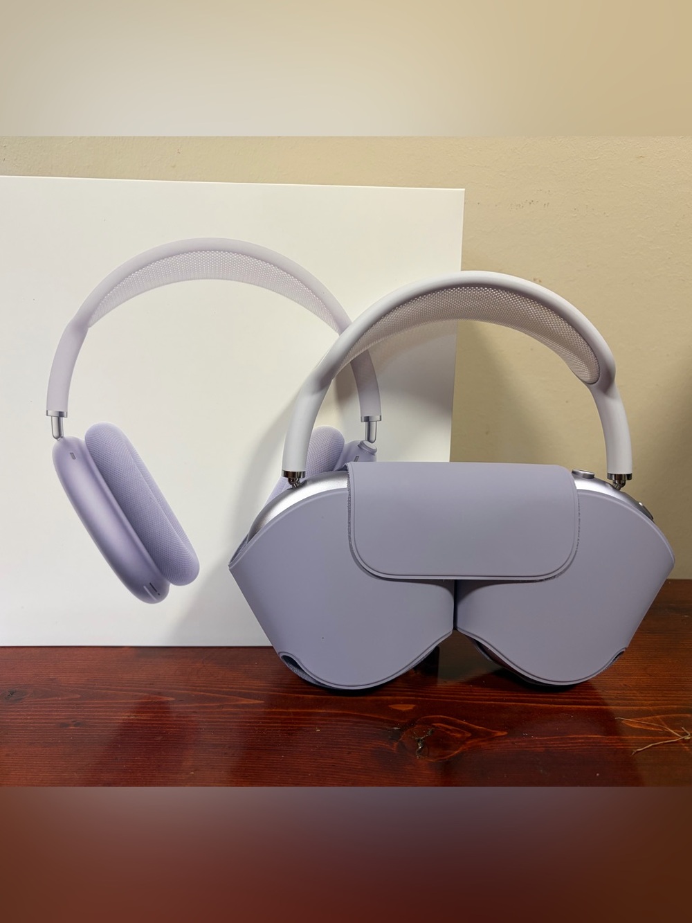 Apple AirPod Max headphones in Purple